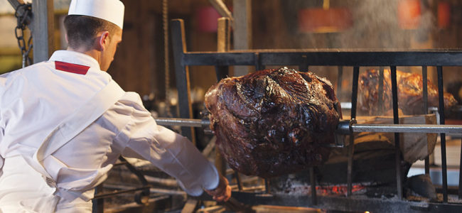 Une cuisson au feu de bois