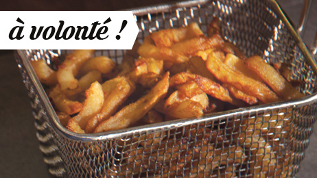 Frites maison à volonter